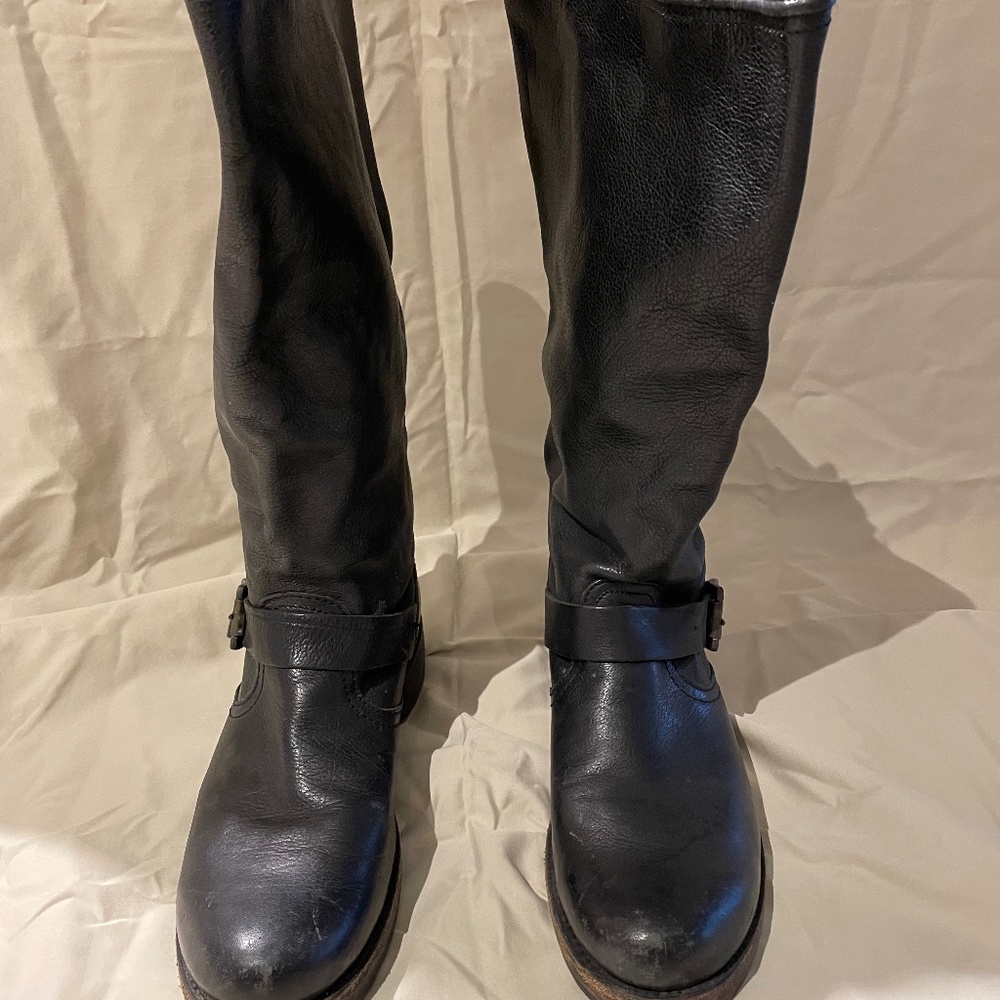 Frye Veronica Slouch Tall boot - black/size 9